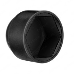 Acorn nut caps M14 key 22. Bolt caps in Black colour