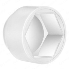 Acorn nut caps M5 key 8. Bolt caps in White colour