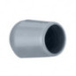 End cap grey for 27 mm perforations, for industrial and domestic use