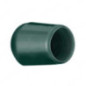 Tube end caps round 4 mm Green flexicap 10 pieces