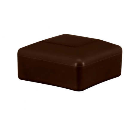 Protective cap brown 60x60 mm for protecting and decorating surfaces