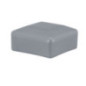 Fence post cap 70x70 mm Grey 10 pieces