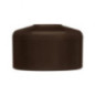 Round post cap 1 1/2" Brown 10 pieces