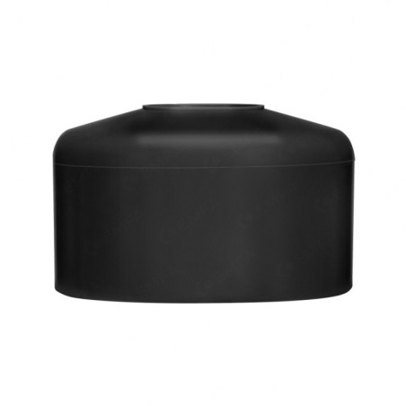 Round post cap 1 1/2" Black 10 pieces