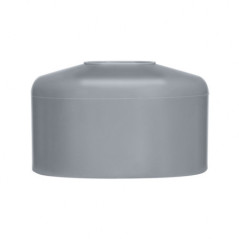 Round post cap 1 1/4" Grey 10 pieces