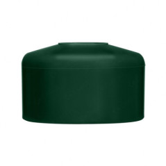 Round post cap 2" Green 10 pieces