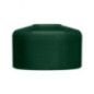 Round post cap 2" Green 10 pieces