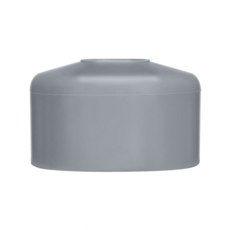 Cover cap grey, for tubes and profiles