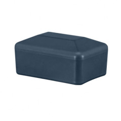 Plastic cap 20x30 mm in Anthracite colour for rectangular fence posts. 10 pieces