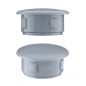 Drill hole cover cap 10x6 mm Grey 10 pieces