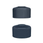 Round post cap 38 mm Anthracite 10 pieces