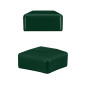 Fence post cap 20x20 mm Green 10 pieces