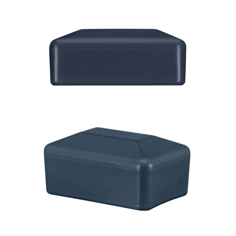 Plastic cap 20x30 mm in Anthracite colour for rectangular fence posts. 10 pieces