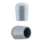 Decorative cap grey for 27 mm perforations, ideal for finishing and protection