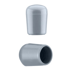 Cover cap in plastic grey for 30 mm holes, for furniture and metal structures
