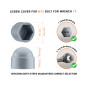 Plastic cap nut for M12 screw