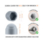 Plastic cap nut for M16 screw
