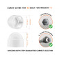 Acorn nut caps M8 key 13. Bolt caps in White colour Plastic cap nut for M8 screw