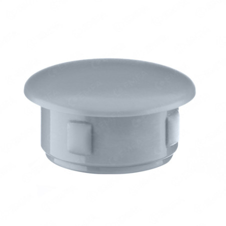 Protective plug grey designed for furniture and metal structures, size 10x6 mm