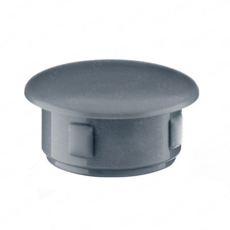 Drill hole cover cap 15x12 mm Anthracite 10 pieces