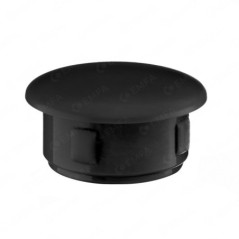 Drill hole cover cap 16x13 mm Black 10 pieces