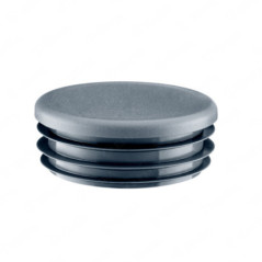 Round plastic tube inserts 1 1/2" in Anthracite colour 10 pieces