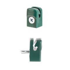 Tension wire holders with self-tapping screws for fences with a 10-year guarantee