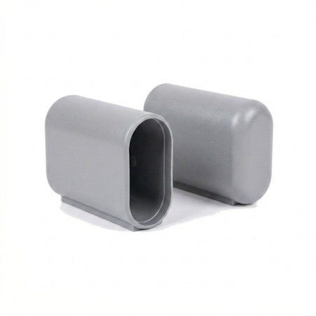 Oval tube sliding sleeve 20x40 LDPE oval tube end cap 20x40 EMFA GmbH