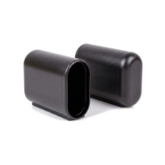 Oval tube sliding sleeve 30x50 Black