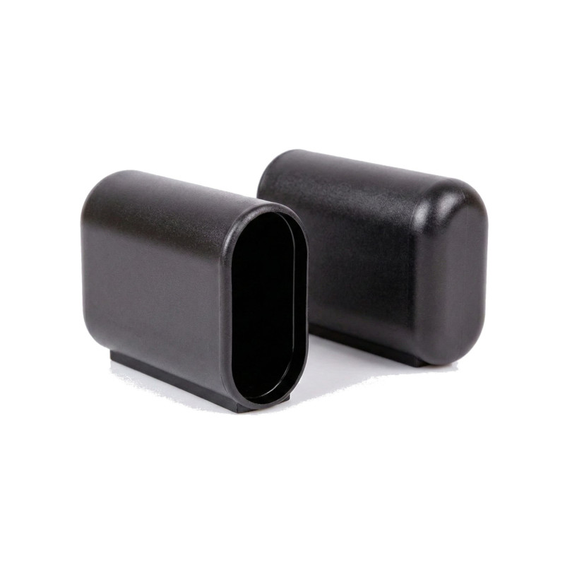 Oval tube sliding sleeve 38x20 Black