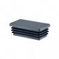 Rectangular end caps for 30x60 mm Anthracite colour Anthracite Rectangular end caps for 30x60 mm steel box section.
