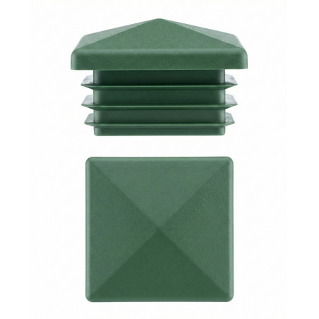 PE Pyramid End Cap for Square Tubes 80x80 EMFA GmbH
