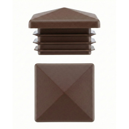 PE Pyramid End Cap for Square Tubes 100x100 EMFA GmbH