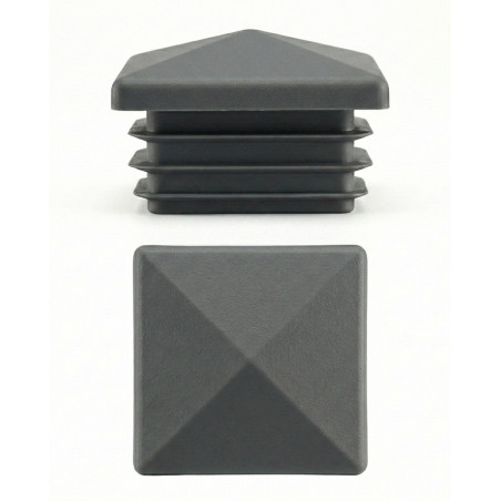 PE Pyramid End Cap for Square Tubes 80x80 Anthracite PE Pyramid End Cap for Square Tubes 80x80 EMFA GmbH