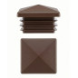 PE Pyramid End Cap for Square Tubes 50x50 EMFA GmbH