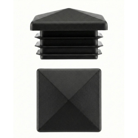 PE Pyramid End Cap for Square Tubes 40x40 EMFA GmbH