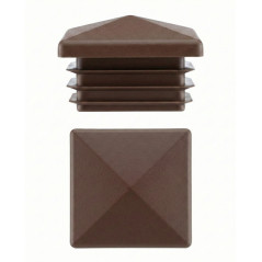 PE Pyramid End Cap for Square Tubes 60x60 EMFA GmbH