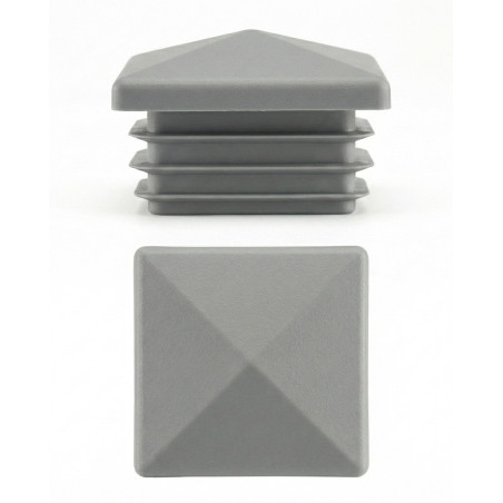 PE Pyramid End Cap for Square Tubes 20x20 Grey PE Pyramid End Cap for Square Tubes 20x20 EMFA GmbH
