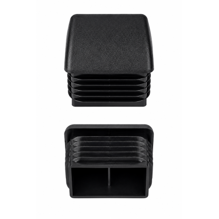 Angled square insert cap 20x30 mm Black Angled square insert cap 20x30 20x30 angled square insert EMFA GmbH