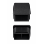Angled square insert cap 20x30 mm Black Angled square insert cap 20x30 20x30 angled square insert EMFA GmbH