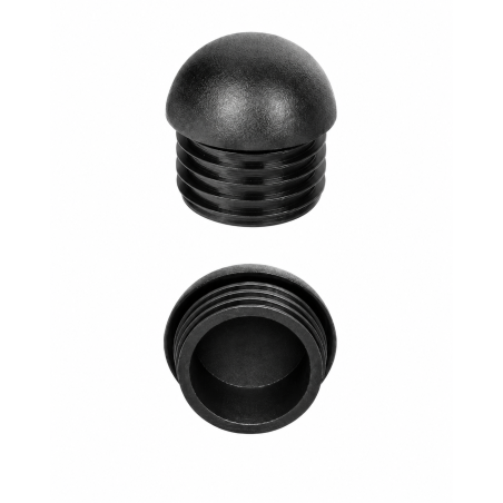 Domed insert cap for round tubes 49,8 round tube insert caps 49,8 EMFA GmbH