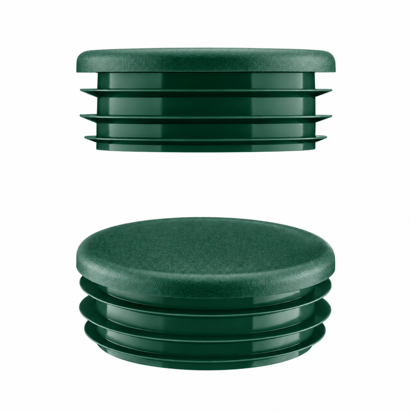 Round plastic tube inserts 76 mm in Green colour Round plastic tube inserts 76 mm in Green colour