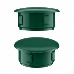 Plastic hole plug 15x12 mm Green, 10-year warranty!