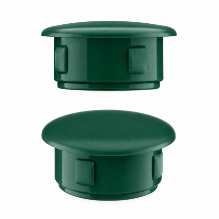 Plastic hole plug 15x12 mm Green, 10-year warranty!