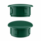 Plastic hole plug 15x12 mm Green, 10-year warranty!