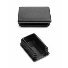 Rectangular ribbed insert with cut-out and bend for fence posts 60x40 mm ribbed post insert EMFA GmbH