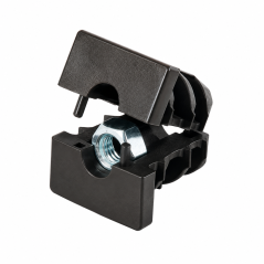 Reinforced square tube insert with metal thread 30x30 mm M8 threaded square tube insert EMFA GmbH