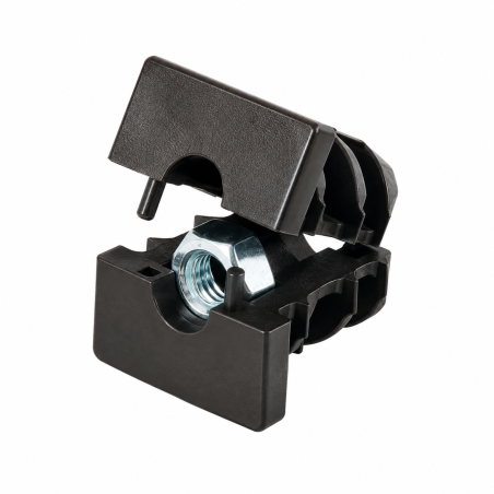 Reinforced square tube insert with metal thread 30x30 mm M8 threaded square tube insert EMFA GmbH