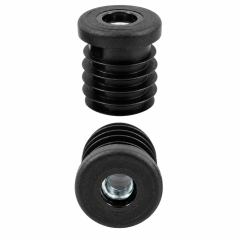 Threaded insert for round tubes with metal insert 35 mm M10 round tube threaded insert 35 EMFA GmbH