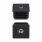 Square tube insert with metal thread 50x50 mm M10 threaded box section insert 50 EMFA GmbH